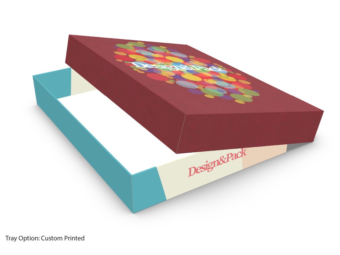 230x320x50 Rbal Custom Printed Tray 100