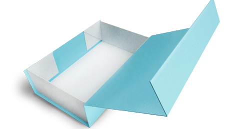 Collapsible Box with Flap