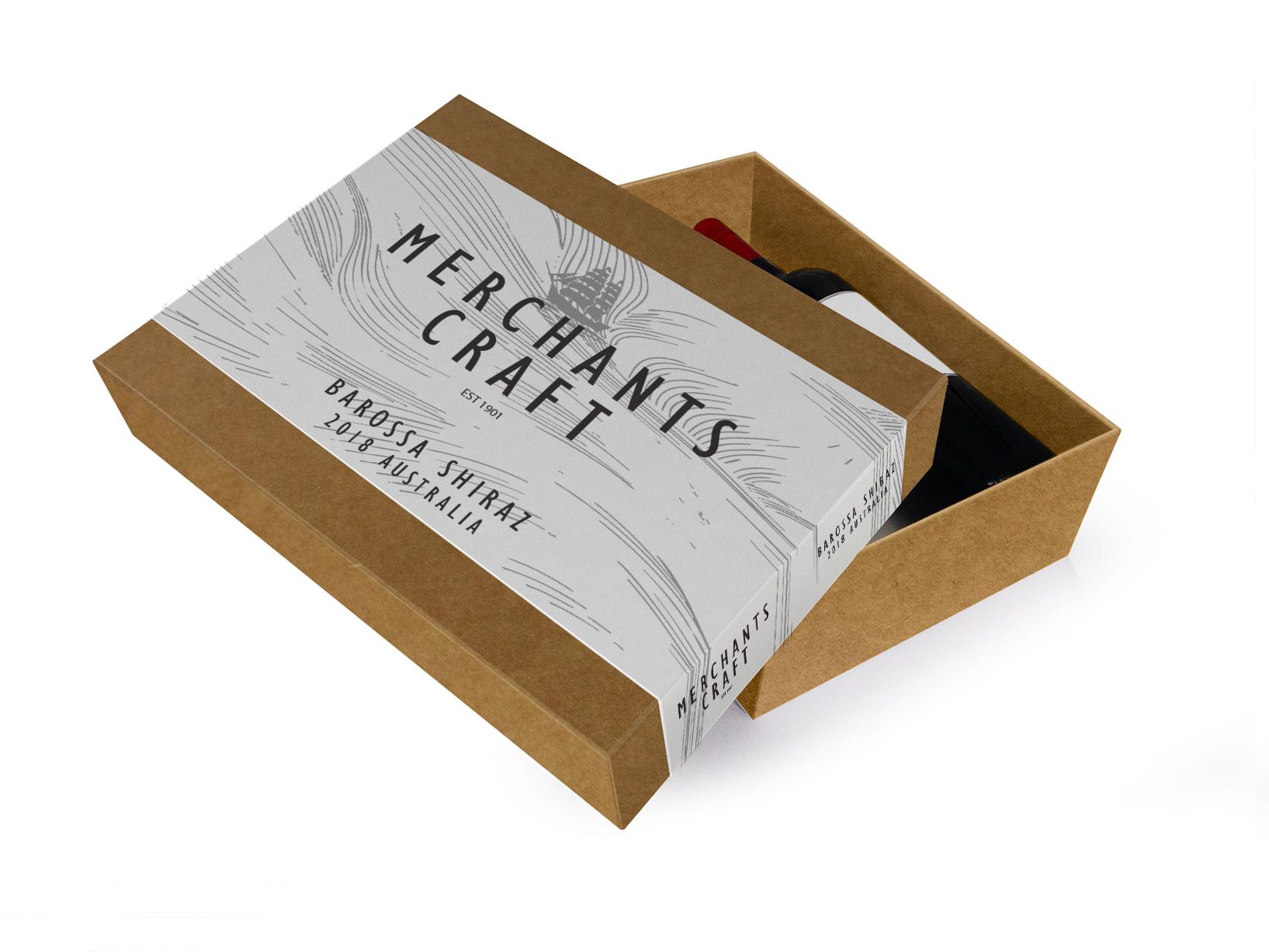 Dp Wine Box 210x320 Kraft Kww00 Print Sample