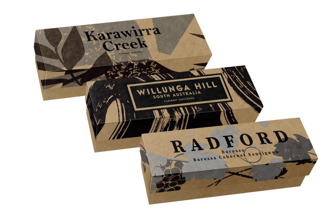 Design & Pack Ws 90x320x90 Blackwhitekraft Tray&lind Kraft Pw