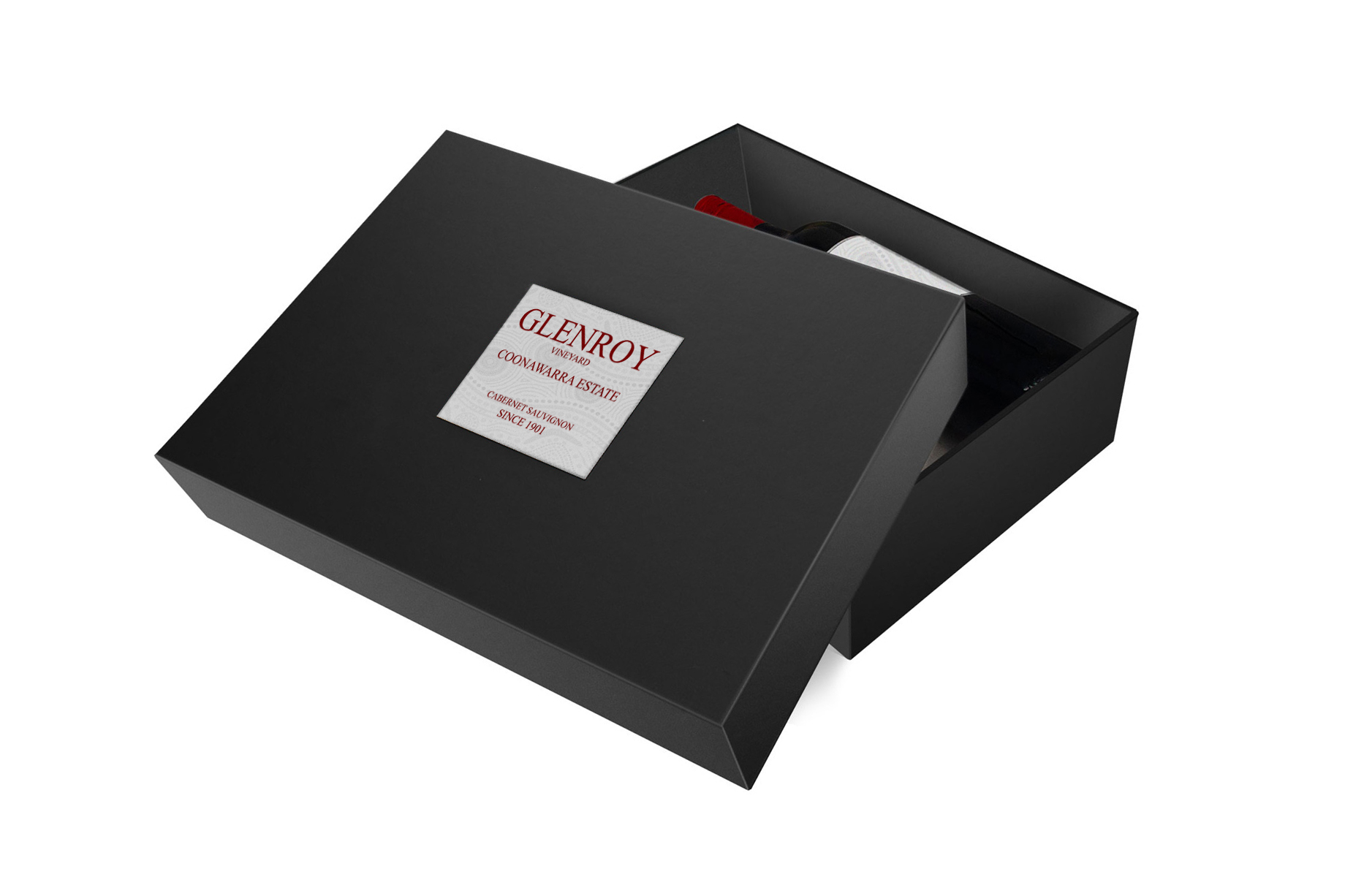 Design & Pack Wine Box 210x320 Black Plaque Wine Image 1