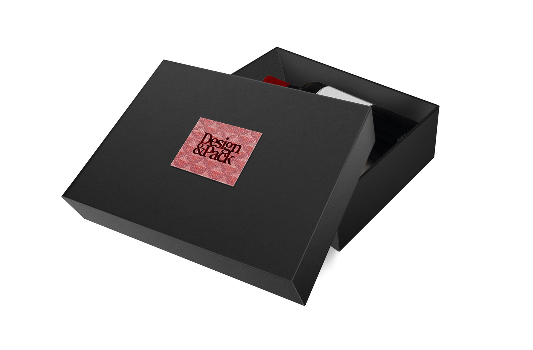 Fcp Box WD90 - Rigid Box and Lid with Custom Cloth Plaque Artwork - Design & Pack