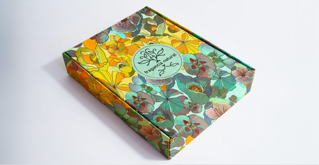 Kraft Mailer Box A Cover Florid Perfume Trio