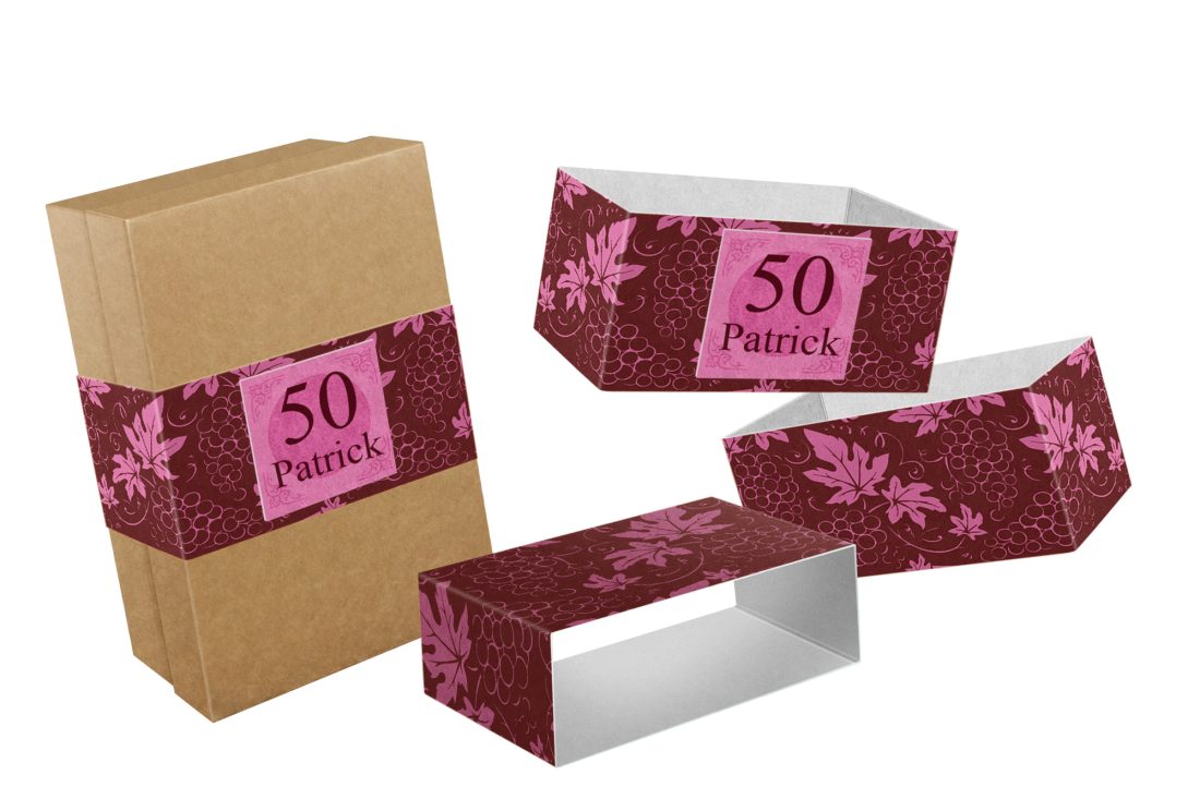 Sleeve Box Kraft + White Black Master Art Set 001 Edit